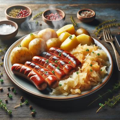 Image of Dogs Kraut and Taters