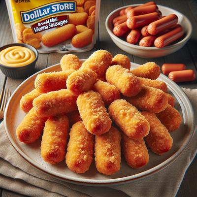 Image of Dollar Store Breaded and Fried Mini Vienna Sausages