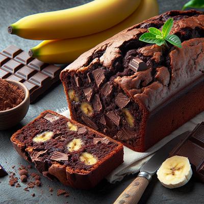 Image of Double Chocolate Banana Bread