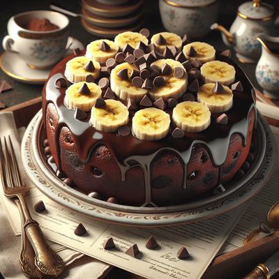 Image of Double Chocolate Banana Snack Cake