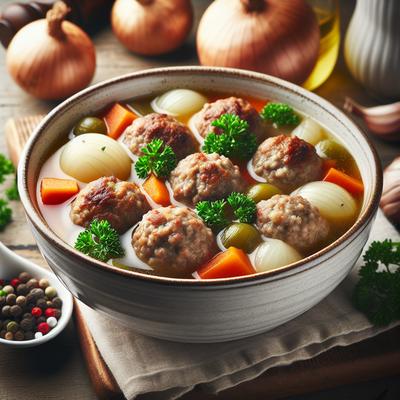 Image of Dutch Meatball Soup
