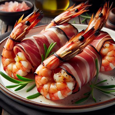 Image of Eagles Grilled Shrimp Wrapped in Patriots Prosciutto