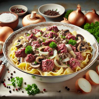 Image of Easy Beef Stroganoff Ground Beef Version