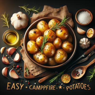 Image of Easy Campfire Potatoes Made in the Oven