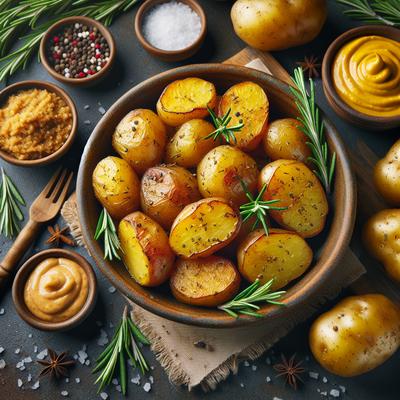 Image of Easy Dijon Roasted Potatoes