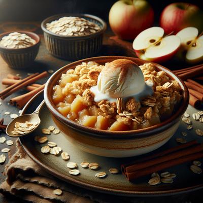 Image of Easy Inside Out Apple Crisp for One
