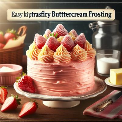 Image of Easy Kid Pleasin Strawberry Buttercream Frosting