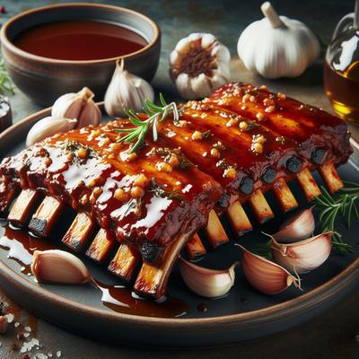 Image of Fall Off the Bone Baked Maple Glazed Ribs