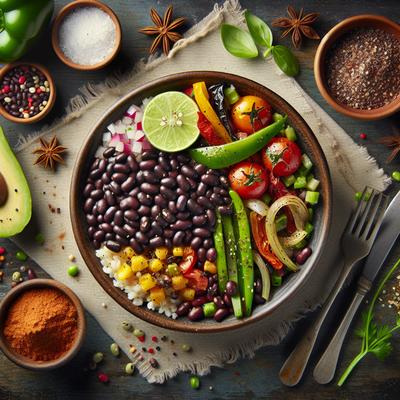 Image of Fastest Lunch or Dinner Ever Healthy Too W Black Beans