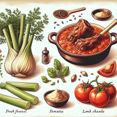 Image of Fennel Tomato Lamb Shanks for Kids