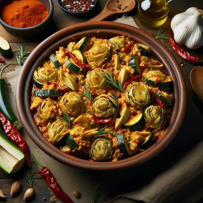 Image of Fiery Artichoke Zucchini Spread Crock Pot