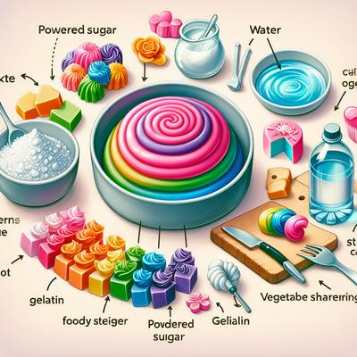 Fondant for Sculpting or Making Decorations for Cakes