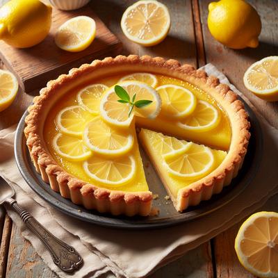 Image of French Lemon Tart Lightened Up Version