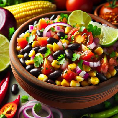 Image of Fresh Black Bean and Corn Salsa