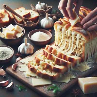 Image of Garlic Parmesan Pull Apart Bread