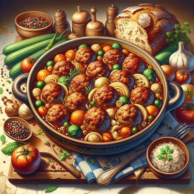 Image of German Bavarian Meatball Stew