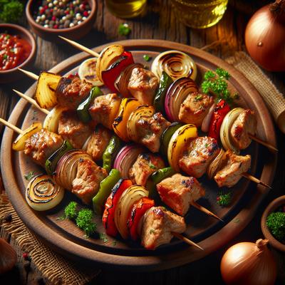 Image of German Style Grilled Pork Kebab