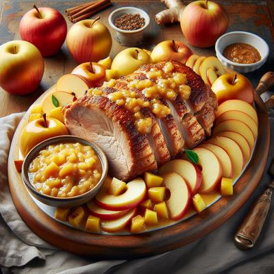 Image of Ginger Applesauce Pork Leg Roast