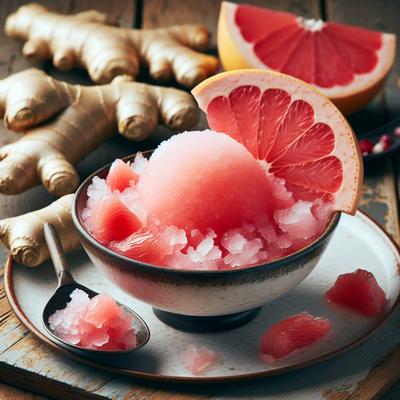 Image of Ginger Grapefruit Juice Granita