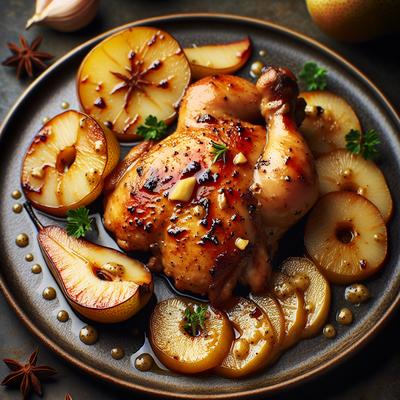 Image of Gingered Pear Chicken Dijon