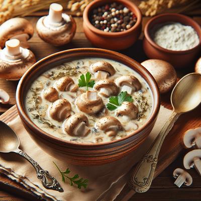 Image of Gluten Free Canned Cream of Mushroom Soup T R L