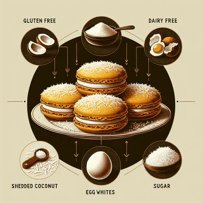 Image of Gluten Free Dairy Free Coconut Macaroons