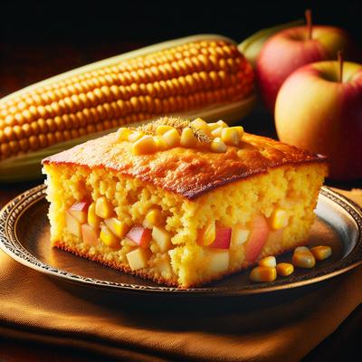 Image of Golden Crust Applesauce Cornbread