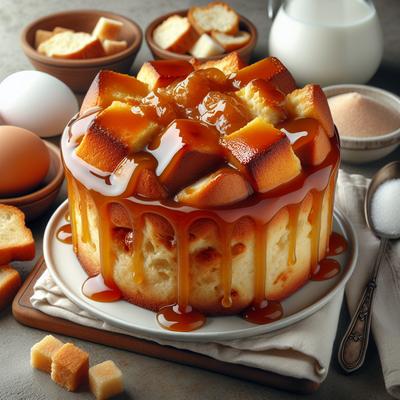 Image of Grammies Caramel Bread Pudding