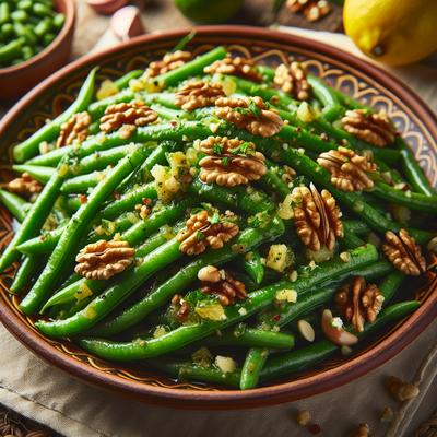 Image of Green Beans with Walnut Gremolata