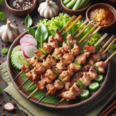 Image of Grilled Lemongrass Pork Skewers
