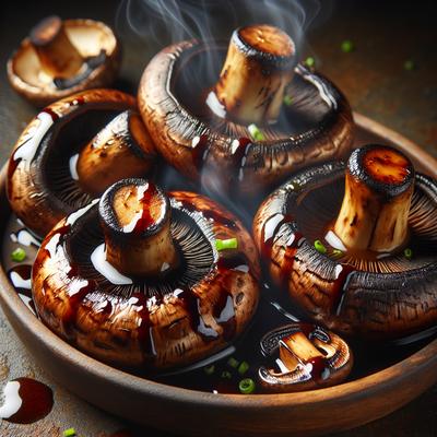 Image of Grilled Portabella Mushrooms with Balsamic Marinade