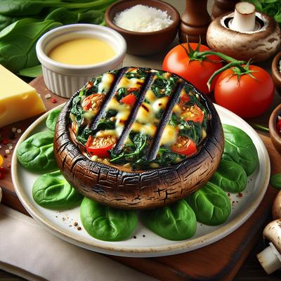 Image of Grilled Stuffed Portabella Mushrooms