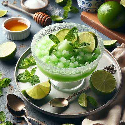 Image of Guilt Free Frozen Lime Dessert