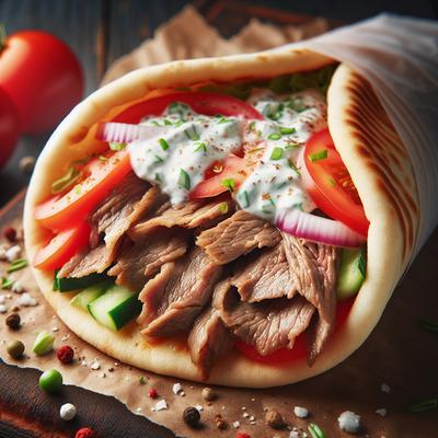 Image of Gyros As Close As You Can Get Without the Spit