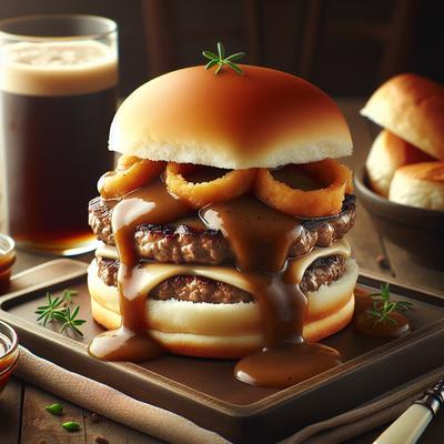 Image of Hamburgers with Brown Gravy Total Comfort Food Aka Meat Cakes