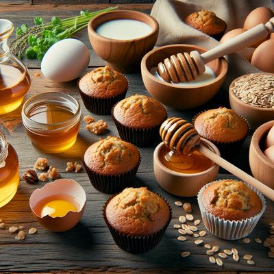 Image of Healthy and Easy Honey Bran Muffins