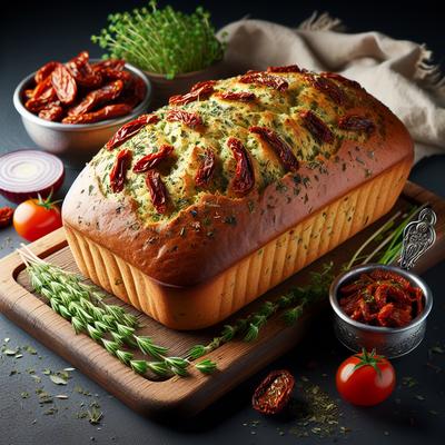 Image of Herb and Onion Loaf with Sun Dried Tomatoes Abm