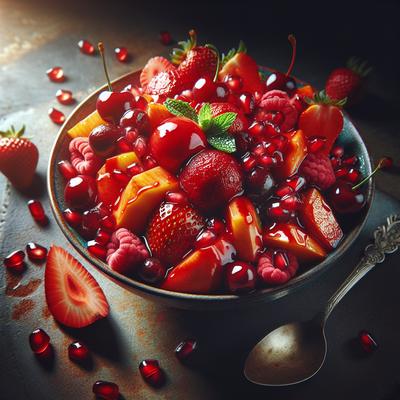 Image of Hey Mom I Want Some Red Hot Fruit Salad