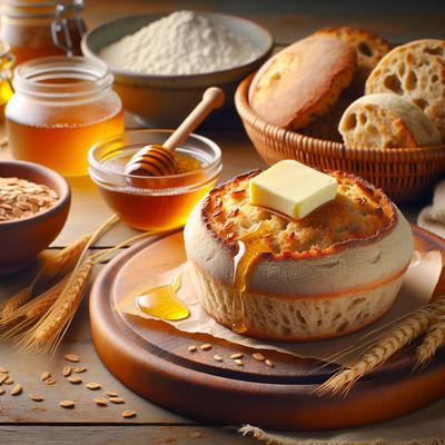 Image of Honey Bran English Muffins Bread Machine