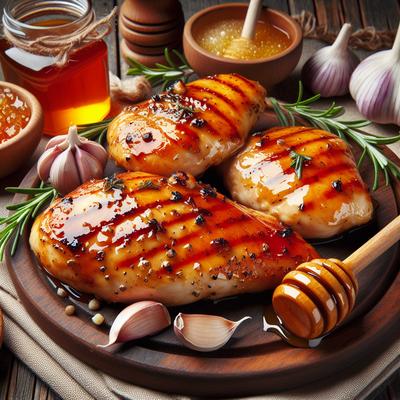 Image of Honey Glazed Chicken Breasts Low Fat
