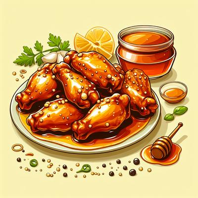 Image of Honey Mustard Chicken Wings