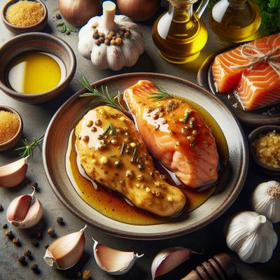 Image of Honey Mustard Marinade for Chicken or Salmon