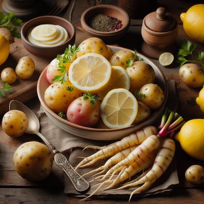 Image of Horseradish and Lemon New Potatoes