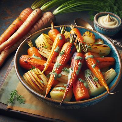 Image of Horseradish Roasted Carrots and Parsnips