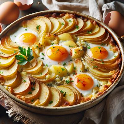 Image of Hungarian Potato and Egg Casserole