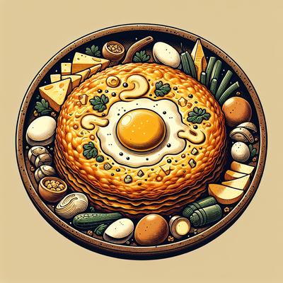 Image of Hungry Girl's Ginormous Oven Baked Omelette 3ww Points