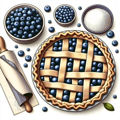 Image of I Miss Bar Harbor Blueberry Pie