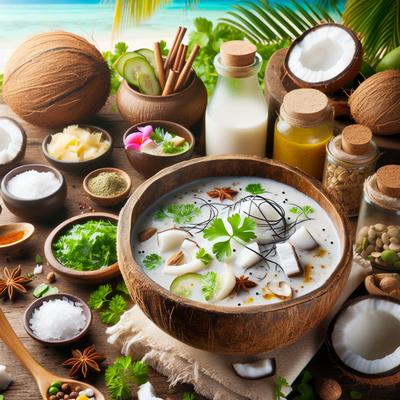 Image of Iced Coconut Soup Cayman Islands Caribbean