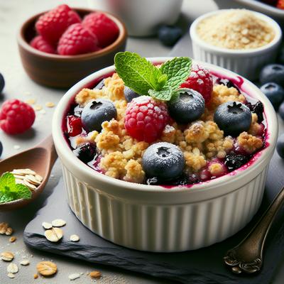 Image of Individual Berry Crisp from Alton Brown