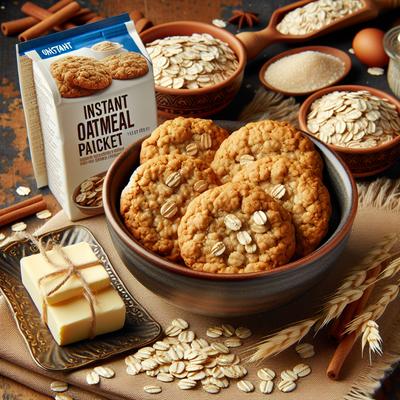 Image of Instant Oatmeal Packet Cookies